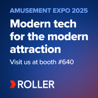 ADVERTISEMENT modern tech for the modern attraction visit us in booth 640 roller
