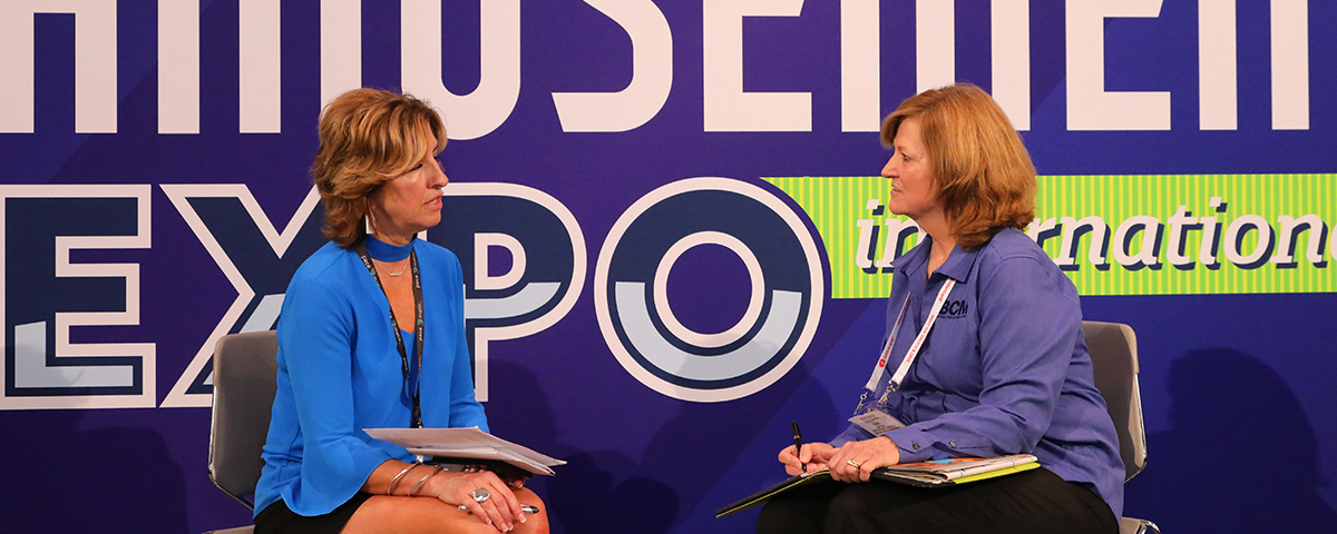 The media studio at amusement expo
